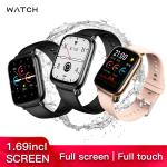 Touch Screen 1.22 Inch 150mah Sport Watch For Ladies
