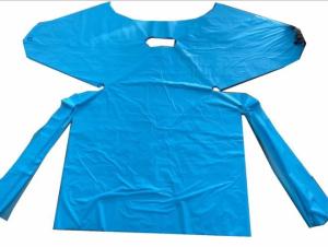 Wholesale Long Sleeves Cpe Standard Surgical Gown Customized Size Fluid Resistant from china suppliers