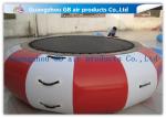 Interesting Round Inflatable Water Game , Inflatable Trampoline For Water