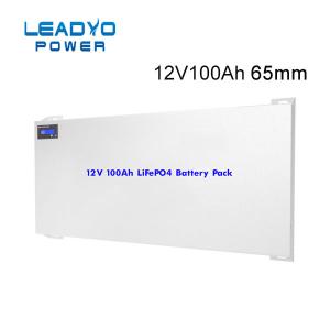 Wholesale LEADYO Slimline Lithium Deep Cycle Battery 12V 100Ah Replace AGM Caravan Battery from china suppliers