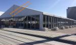 Large Exhibition Marquee Aluminum Clear Span Windproof Trade Show Tents 30x60m