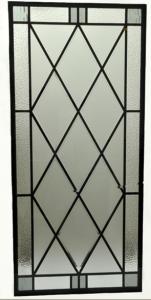 Wholesale Wrought iron glass for wooden door from china suppliers