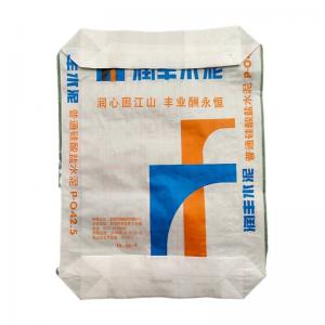 China 25 KG 40 KG 50 KG PP Woven Cement Sack Empty PP Valve Bag Block Bottom With Valve on sale