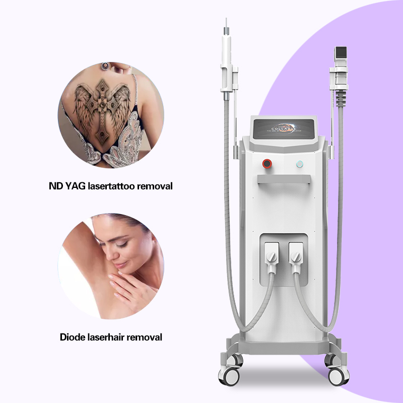 Professional Standing Picolaser Carbon Peeling Multifunction nd yag tattoo removal permanent diode laser hair removal machine