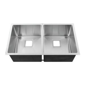 Wholesale Durable Undermount Stainless Steel Kitchen Sink With Pretty Square Drain Hole from china suppliers