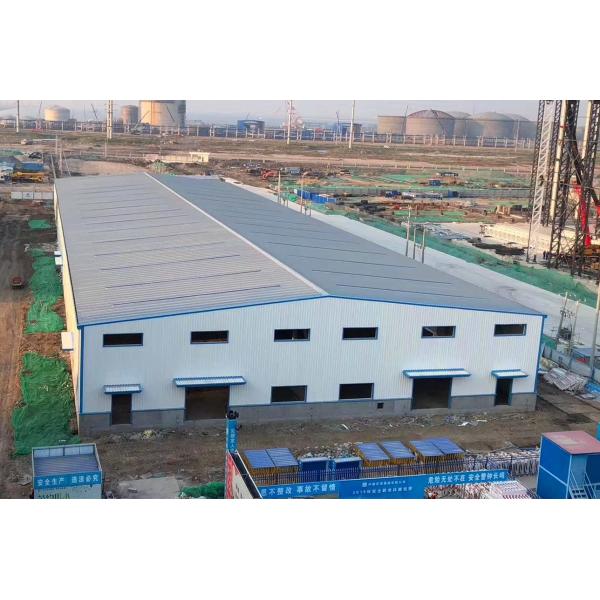 Quality Prefab Steel Warehouse Building with Steel Cladding Sheets for sale