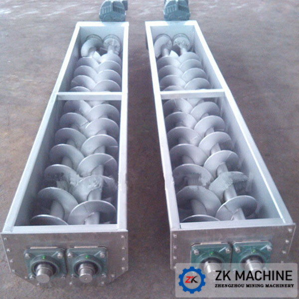 Screw Shaftless Conveying Equipment , Cement Screw Conveyor High Reliability