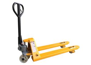 Wholesale Yellow Hydraulic Power Equipment Industrial , Hand Pallet Truck 3 Ton 115mm High from china suppliers