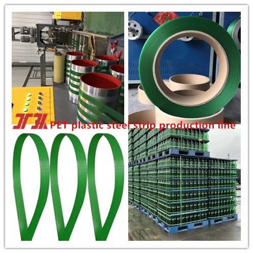Reliable 9-25mm Pet plastic production line pet plastic steel belt equipment