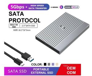 Wholesale 128GB 256GB Portable SATA SSD 5gbps 2.5 Inch Sata 3 SSD For Laptop Desktop from china suppliers