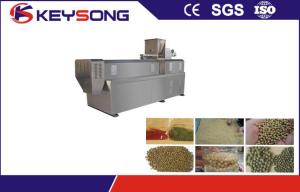 Wholesale Pet Dog Feed Food Extruder Machine Full Automatic 380v / 220v 90kw 1500 - 2000 Kg / H from china suppliers