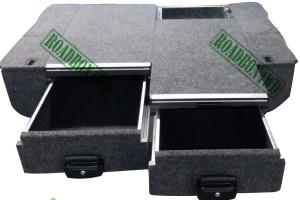 Wholesale AUSTRALIAN STYLE 4WD REAR STORAGE ROLLER DRAWER SYSTEMS AND RACK DIVIDERS FOR TOYOTA HILUX 2015+ from china suppliers