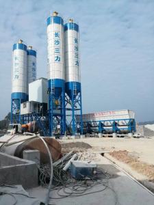 Wholesale Bucket type HZS25 35 50 75 100 ready mix concrete plant stationary full-automatic compact concrete batching plant from china suppliers