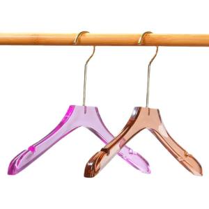 Wholesale OEM Clear Acrylic Clothes Hanger Lucite Garment Rack For Coat Suit Pants Dress from china suppliers