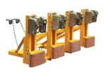 DG2000E Forklift Mounted Rubber-belt Drum Grabbers Wear-resistant and Spark