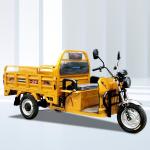 3 Wheels Electric Cargo Tricycle For Adult Passenger Steel Construction