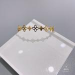 Ring Style Hollow Gold Flower Bracelet 304 316 316L Stainless Steel Adjustable