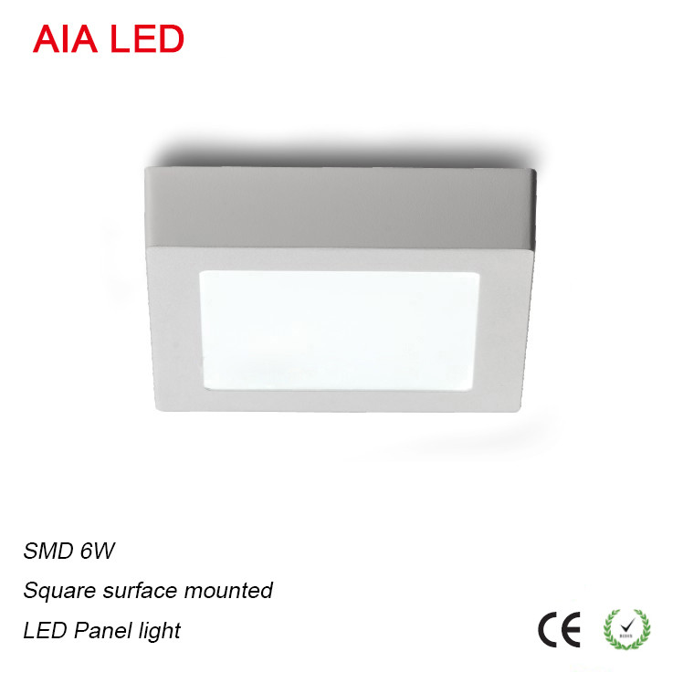 Economy IP40 6W indoor LED panel lighting fixture for museum led downlight