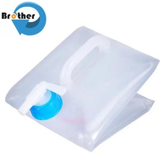 Folding 5L-20L Square Shape Plastic Soft Bucket Outdoor Use Water Bag with