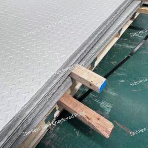 Wholesale 304 Stainless Steel Checkered Plate Thickness 3.0mm 4.0mm 5.0mm 6.0mm For Floor from china suppliers