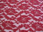 Royal Blue Cotton Nylon Gold Metallic Crochet Lace Fabric By The Yard