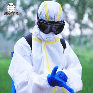 Wholesale FDA Disposable Hazmat Suit Basic Industry Microporous Disposable Coverall from china suppliers
