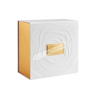 Wholesale Premium Large Embossing Logo Fold Up Gift Boxes Printable Without Magnets from china suppliers