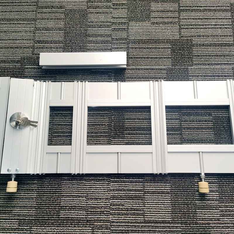 Rigidity Side Folding Shutter Door For Commercial Retail Stores / Shopping Malls
