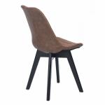 Leisure Modern Velvet Dining Chairs , Fabric Upholstered Dining Chairs