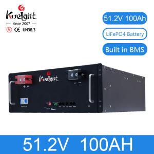 Wholesale Support Telecom Power Station High Security 51.2V 100Ah LiFeO4 Battery Rack-mount Module from china suppliers
