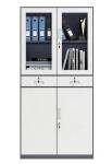 0.5 - 1mm Thickness Glass Door Cabinet , Office Steel Storage File Cabinet