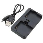 Universal Dual Battery USB Charger For GoPro HD Hero 3+ 3 Action Camera