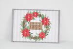 Modern Festive Christmas Metal Ornaments in Traditional Colors