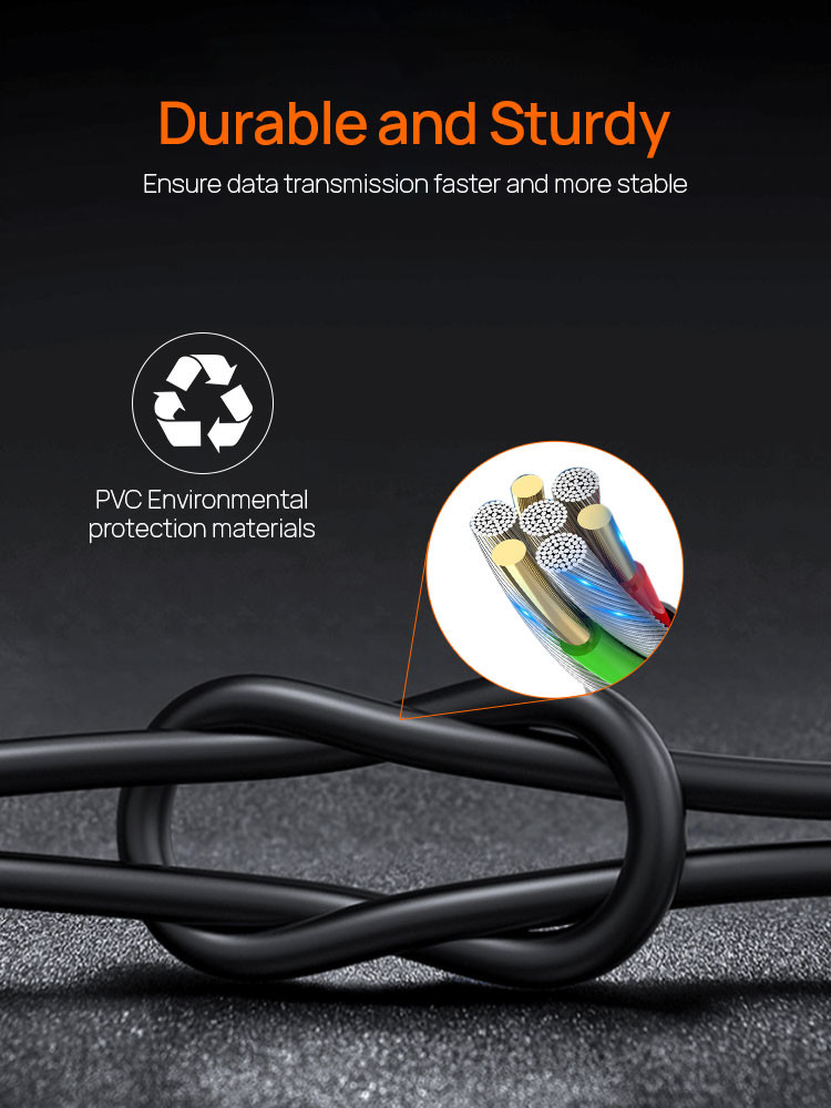 PD 2.4A PVC USB Lightning Charging Cable MFI Certified Lightning Cable