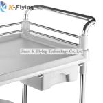 Clinical ABS Plastic Two Layers Instrument Treatment Medical Trolley