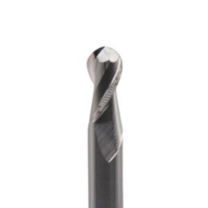 Wholesale HRC 55° R4*8*16*8*60 2 Flutes Ball Nose End Mill For Aluminum Without Coating from china suppliers