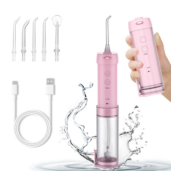 Cordless High Pressure Pulse Oral Irrigator Electric Tooth Cleaner Portable