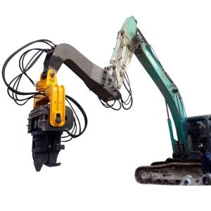 Wholesale Excavator Attachments Pile Hammer Vibro Hammer Mounted Excavator For Foundation Pile from china suppliers