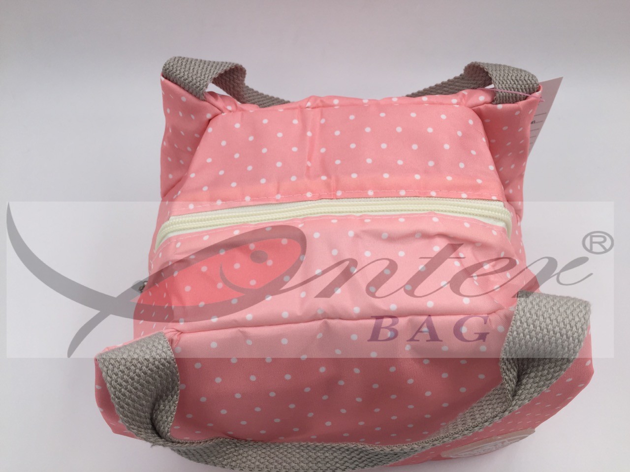 420D Polyester Collapsible Travel Cooler , Portable Food Cooler Bag Pink Color
