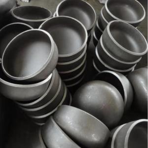 Wholesale Black Seamless Large Diameter Steel Pipe End Caps ANSI B16.9 SCH40 SCH80 from china suppliers
