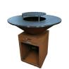 Buy cheap 100cm Dia Corten Fire Pit Charcoal Barbecue Grill from wholesalers