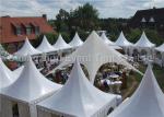 Professional high peak canopy arabic pogada tent 4 x 4m aluminum frame tent