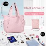 BTOOP TOTE BAG FOR WOMEN, FOLDABLE BEACH GYM BAGS, SIDE-CINCH LIGHTWEIGHT