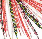 Cotton Nylon Leather Shoe Laces , Round Shoe Laces For Sports Shoes