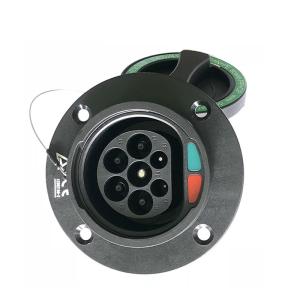 Wholesale IP65 7 Pins 32A Electric Car Charging Sockets from china suppliers