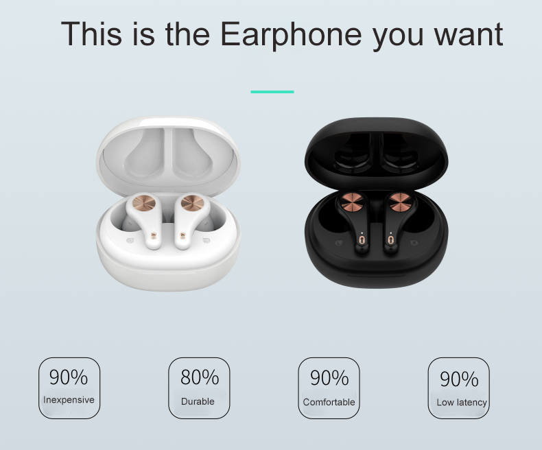 Long Endurance Bluetooth Wireless Earbuds ANC HD Binaural Call