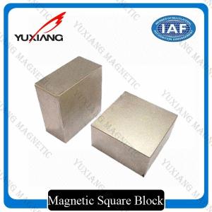 Wholesale Tin Coated Neodymium Block Magnets N35 - N52 Grade Customized Dimension from china suppliers