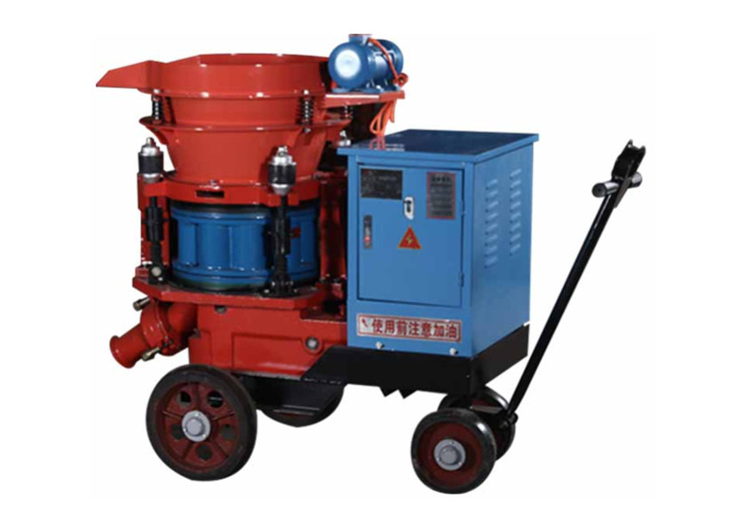 Mining Dry Mix Shotcrete Machine SGS Guniting Machine With Compressor