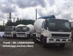 10PE1 Engine Used Concrete Mixer Trucks , Mobile Concrete Mixer Truck