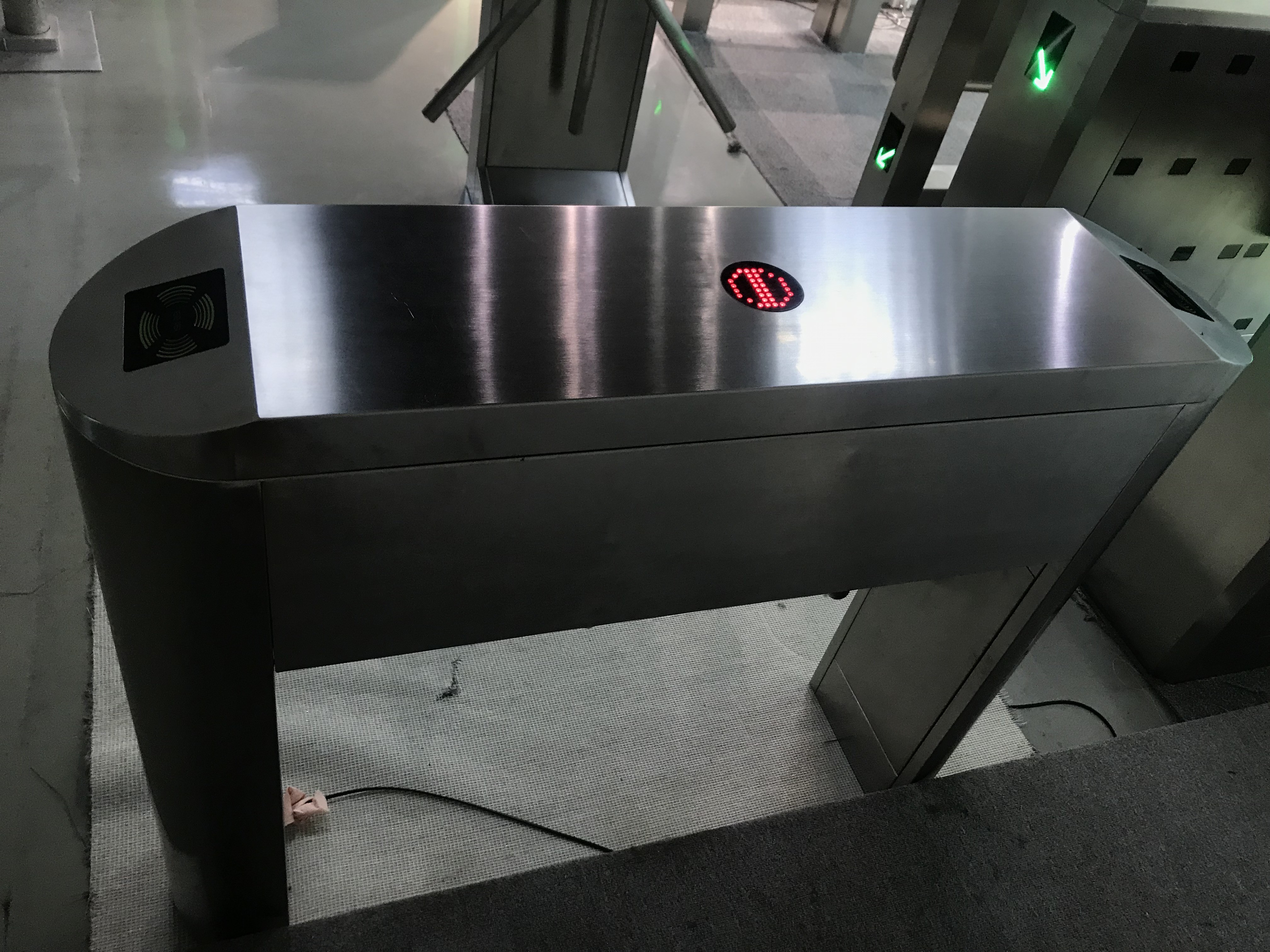 Durable Turnstile Access Control Security Systems Automatic Both Way Rotating Direction